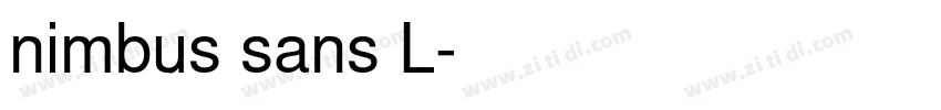 nimbus sans L字体转换 nimbus sans L字体转换